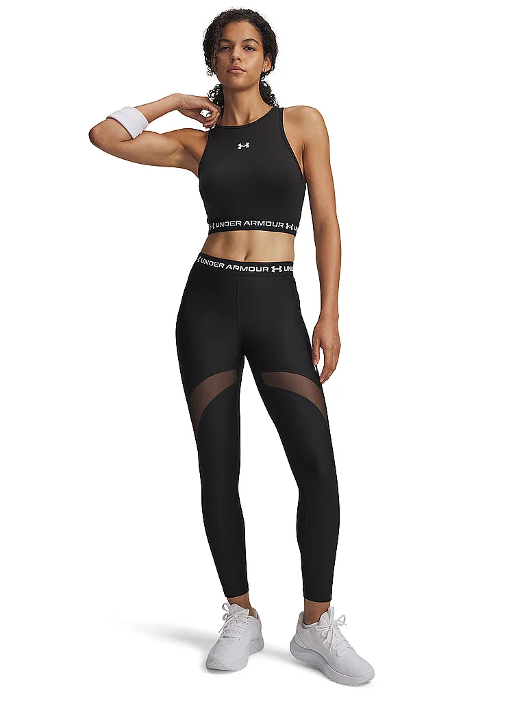 UNDER ARMOUR Damen Fitnesstight HeatGear® Mesh schwarz | M — Bild 3